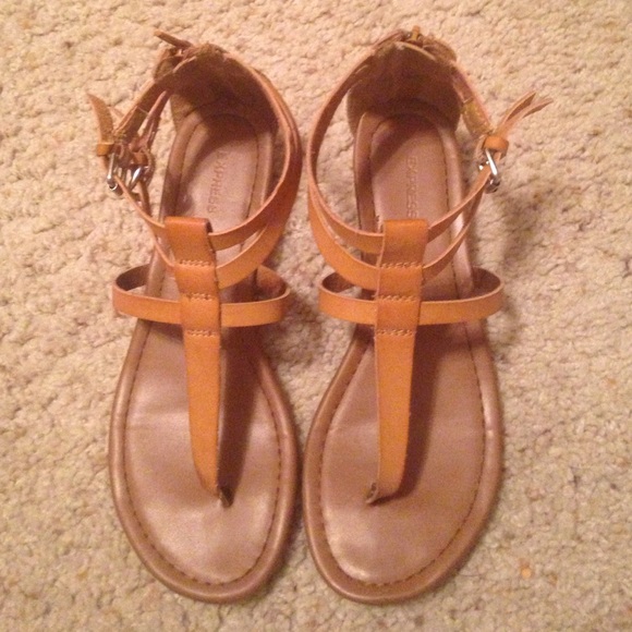 Tan sandals