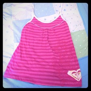 Pink original Roxy brand name casual tank/shirt