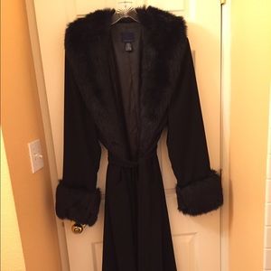 Long black coat