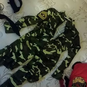 Halloween costume G.I Jane camo Army girl