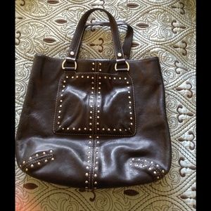 Leather handbag