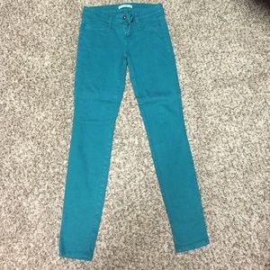 Rich & Skinny teal skinny jeans