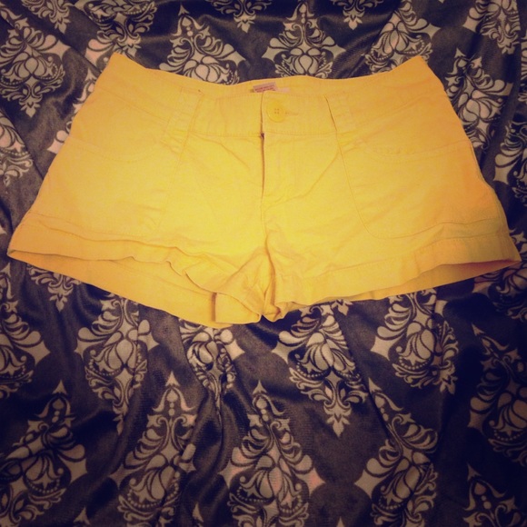 Yellow shorts