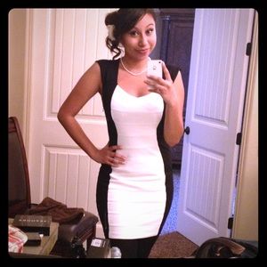 Black and white dress