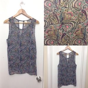 Sheer Paisley Top