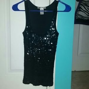 Sequin tank top