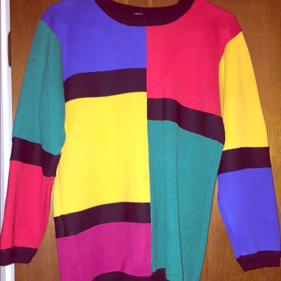 Color Block Sweater