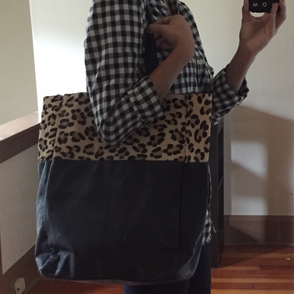 Leopard print tote - Picture 3 of 4