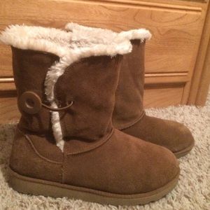 Cognac ugg-like Boots
