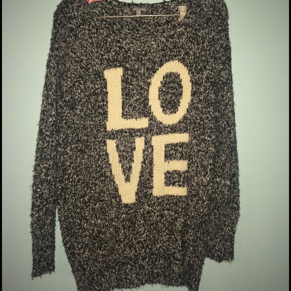 Slouchy LOVE sweater