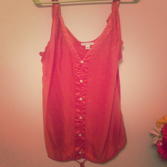 Banana republic summer top - SILK!