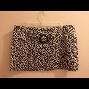 Leopard Skirt