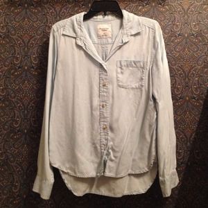 American Eagle Outfitters Chambray Shirt