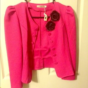 Stylish pink cardigan