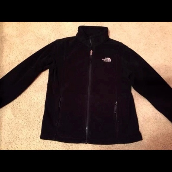 North Face fleece jacket black ❤️