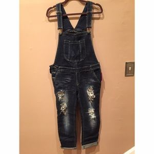 Love Culture Denim Overalls