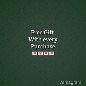 Free gift with a purchase