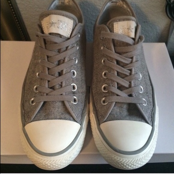 tweed converse shoes