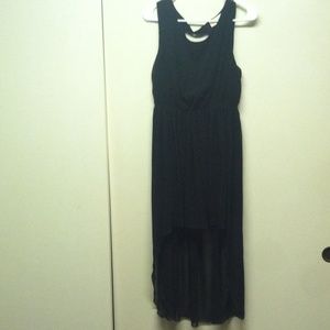 Black High to low dress