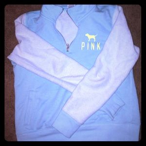 VS PINK half zip sweatshirt
