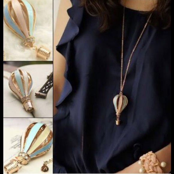 Long Hot Balloon Necklace