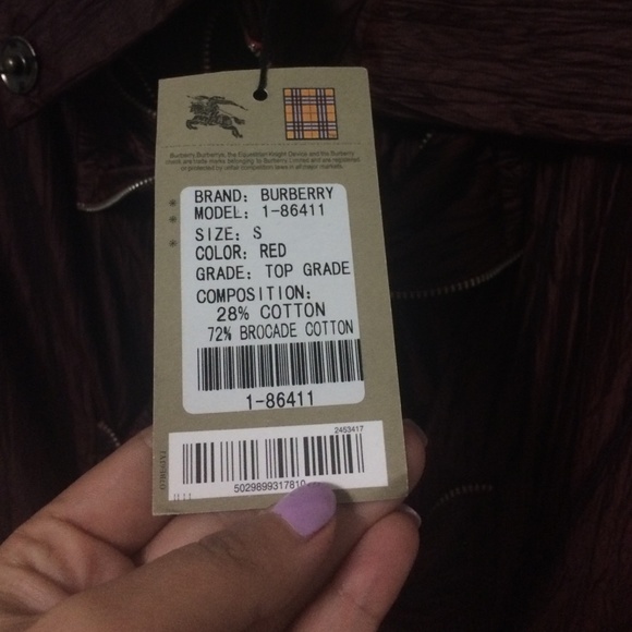 Burberry Red Bow Trenchcoat - Picture 3 of 4