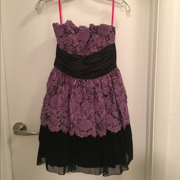 betsey johnson purple dress
