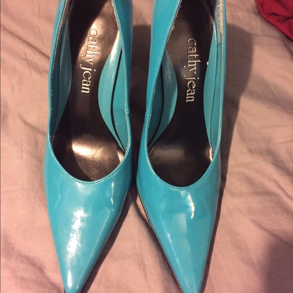 Blue shoes