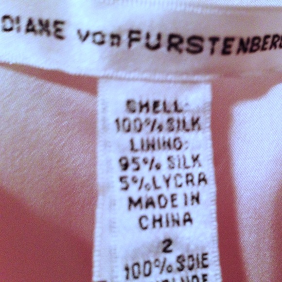 100 percent silk DVF tribal print dress EUC - Picture 4 of 4