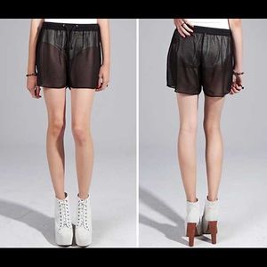 Cheap Monday sheer shorts