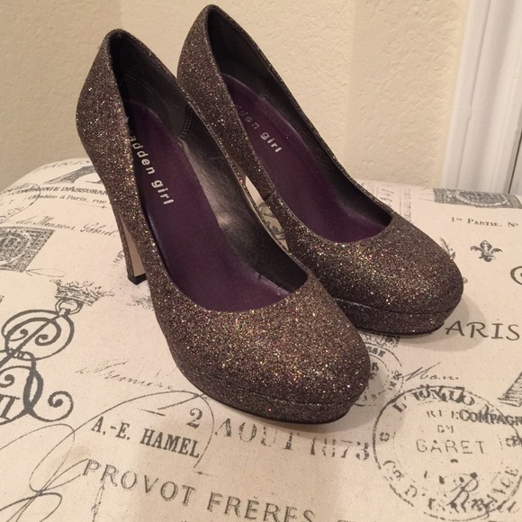 Madden Girl Shoes - Madden Girl Glitter high heels