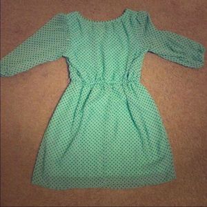Mint green dress