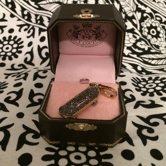 Juicy couture skateboard charm