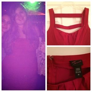 Torrid Red BodyCon Sweetheart Stretch Dress sz 26