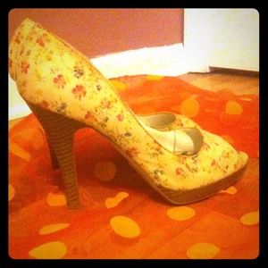 Floral heels
