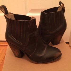 Free Bird by Steve Madden distressed booties