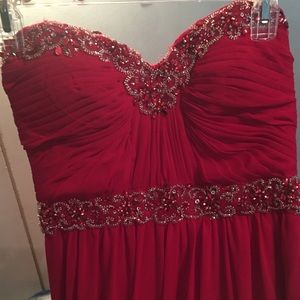 Red Prom Dress from Macy's size 5/6