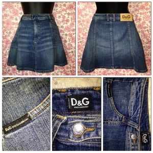 Dolce & Gabbana
Blue Denim Mini Skirt