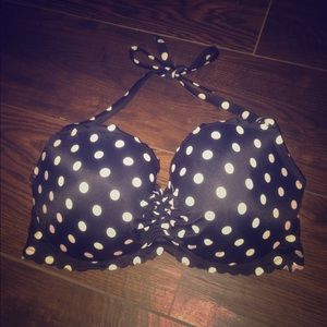 VS Getaway Halter Swim Top- Polka Dot