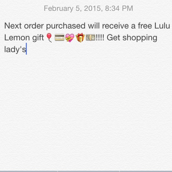 Free Gift W purchase