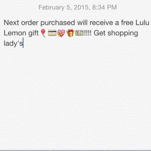 Free Gift W purchase