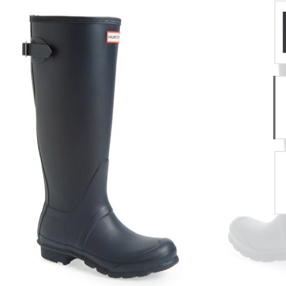 Hunter Boots - Hunter boots worn