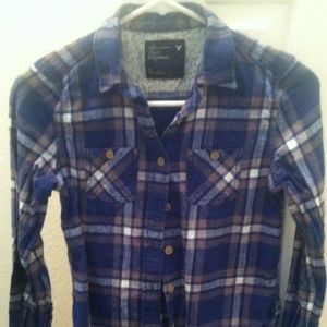 AE plaid shirt