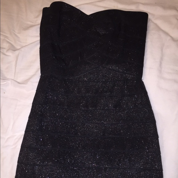 Black bandage dress