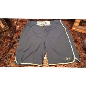 Men's under armour swimming trunks.