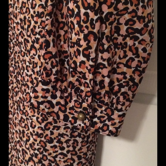 NWOT Cheeta shirt dress - Picture 3 of 5