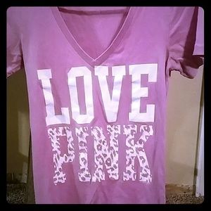 Love pink t shirt