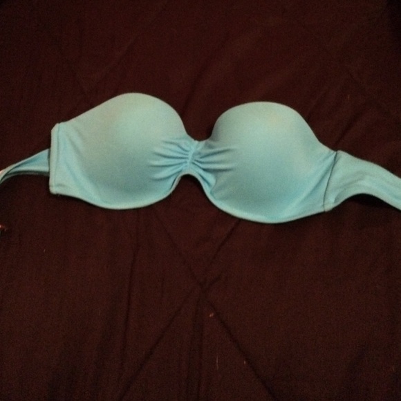🚫sold🚫Sky blue bandeau swim top