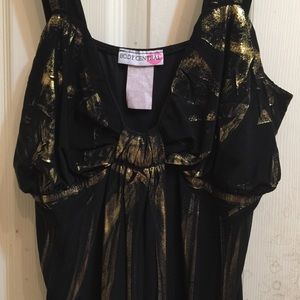 Black/gold dress