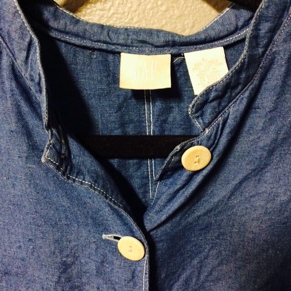 🌀🌀SOLD🌀🌀🎉Host Pick🎉Gap Vintage button up - Picture 3 of 4